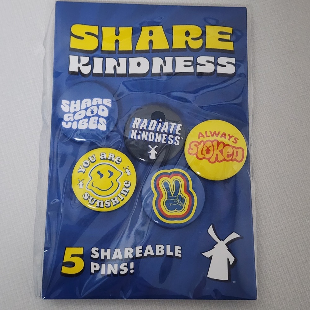 Dutch bros Feb 17 2026 Merch Drop Limited Edition 5 Pack Of Pins New Sealed